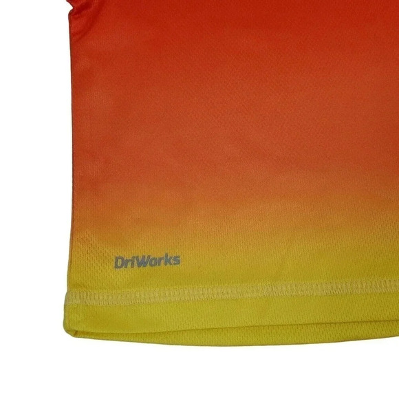 12m Kids Summer Orange Athletic Tshirt and Tank Top Matching Athletic Sports Set - Picture 6 of 7